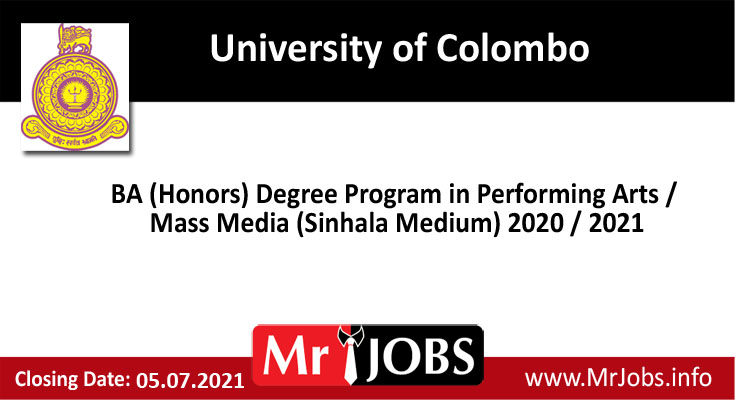 University of Colombo Digree Courses