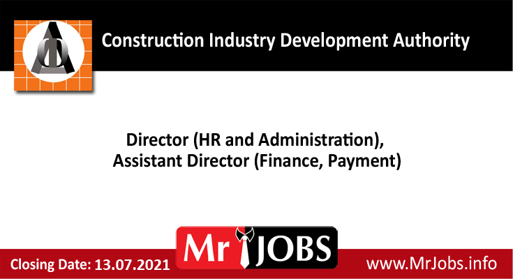 Construction Industry Development Authority Vacancies