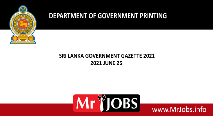 Gazette 2021 June 25