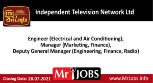 Independent Television Network Ltd Vacancies