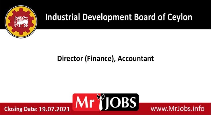 Industrial Development Board of Ceylon Vacancies