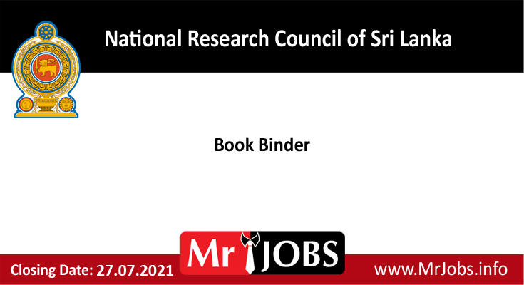 National Research Council of Sri Lanka Vacancies