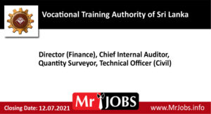 Vocational Training Authority of Sri Lanka Vacancies