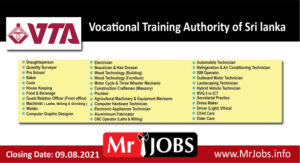 Vocational Training Authority of Sri lanka Vacancies