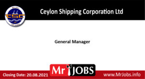 Ceylon Shipping Corporation Ltd Vacancies