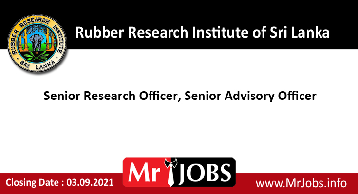 Rubber Research Institute of Sri Lanka Vacancies
