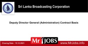 SLBC Vacancies 2021-Deputy Director General