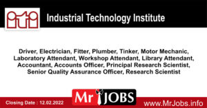 ITI Industrial Technology Institute Vacancies 2022