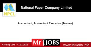 National Paper Company Limited NPCL Vacancies 2022