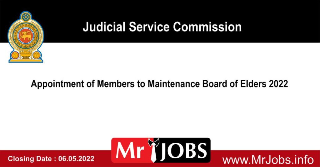 Appointment of Members to Maintenance Board of Elders 2022