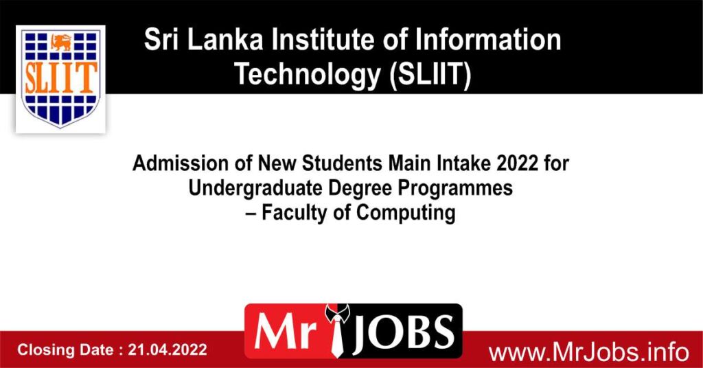 Undergraduate Degree Programmes - SLIIT