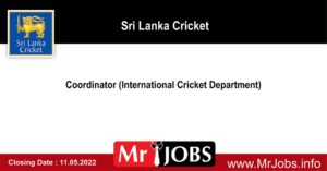 Coordinator - Sri Lanka Cricket Vacancies