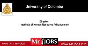 Director - University of Colombo Vacancies 2022