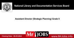 National Library and Documentation Services Board Vacancies