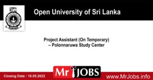 Project Assistant - Open University Vacancies