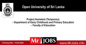 Project Assistant (Temporary) - Open University Vacancies