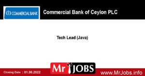 Tech Lead (Java) - Commercial Bank PLC Vacancies 2022