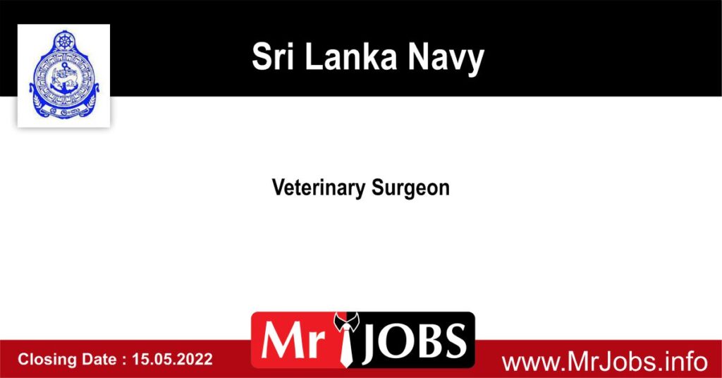 Veterinary Surgeon - Sri Lanka Navy