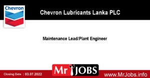 Chevron Lubricants Lanka PLC Vacancies