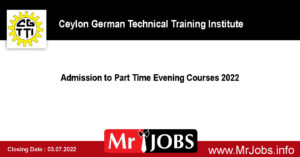 German Tech Part Time Evening Courses Application 2022