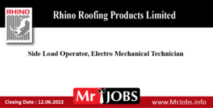 Rhino Roofing Products Limited Vacancies 2022