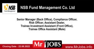 NSB Fund Management Co. Ltd Job Vacancies 2022