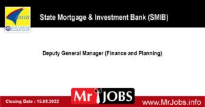 State Mortgage & Investment Bank (SMIB) Jobs in Sri Lanka