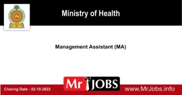 Management Assistant (MA) - Ministry of Health