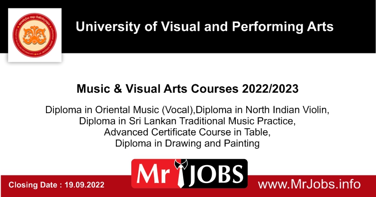 Music Visual Arts Courses 2022 2023 University of the Visual and Performing Arts