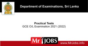 Practical Tests of Aesthetic Subjects GCE OL Examination 2021 2022