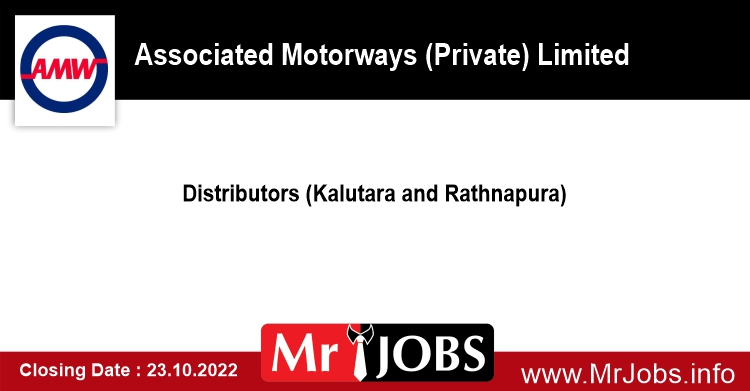 Distributors Associated Motorways (Pvt) Lid Vacancies 2022