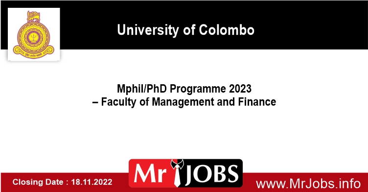 Mphil/PhD Programme 2023