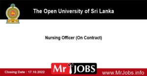 Nursing Officer The Open University Vacancies 2022