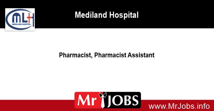 Pharmacist Pharmacist Assistant Mediland Hospital Kalmunai 
