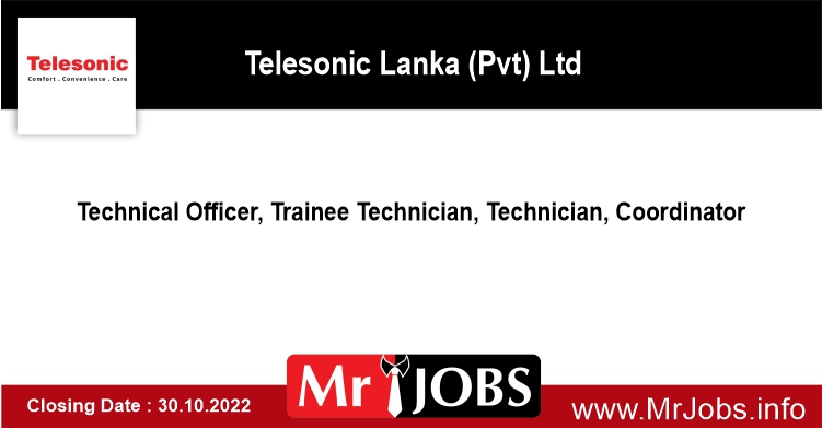 Telesonic Lanka (Pvt) Ltd Vacancies 2022