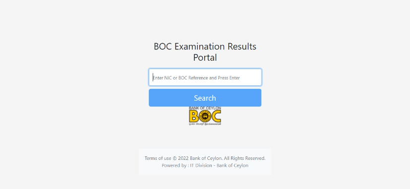 BOC Management Trainee Exam Results 2022