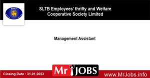Management Assistant SLTB Vacancies 2023