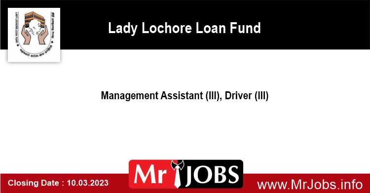 Management Assistant Driver Lady Lochore Loan Fund 2023