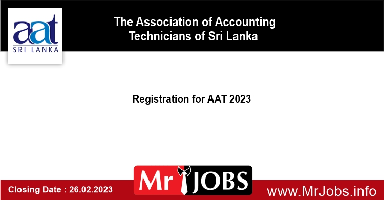 Registration for AAT 2023 – The Association of Accounting Technicians of Sri Lanka