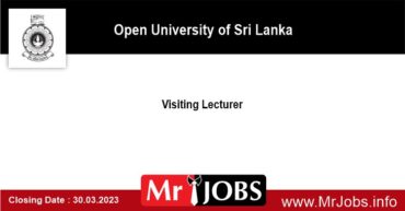 Visiting Lecturer Open University of Sri Lanka Vacancies 2023 2
