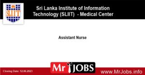 Assistant Nurse – SLIIT Medical Center Vacancies 2023