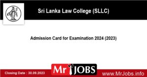 Admission Card for Examination 2024 2023 Download
