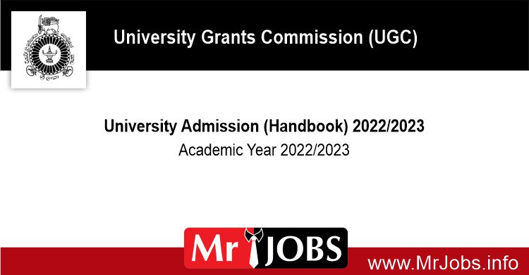 University Admission Handbook 2022 2023 University Grants Commission UGC Sri Lanka