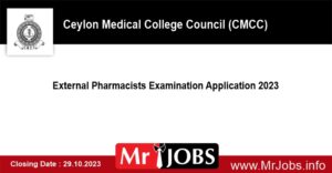 External Pharmacists Examination Application 2023 CMCC